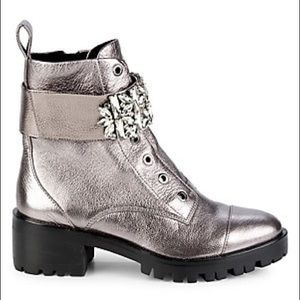 Karl Lagerfeld Pippa embellished boots